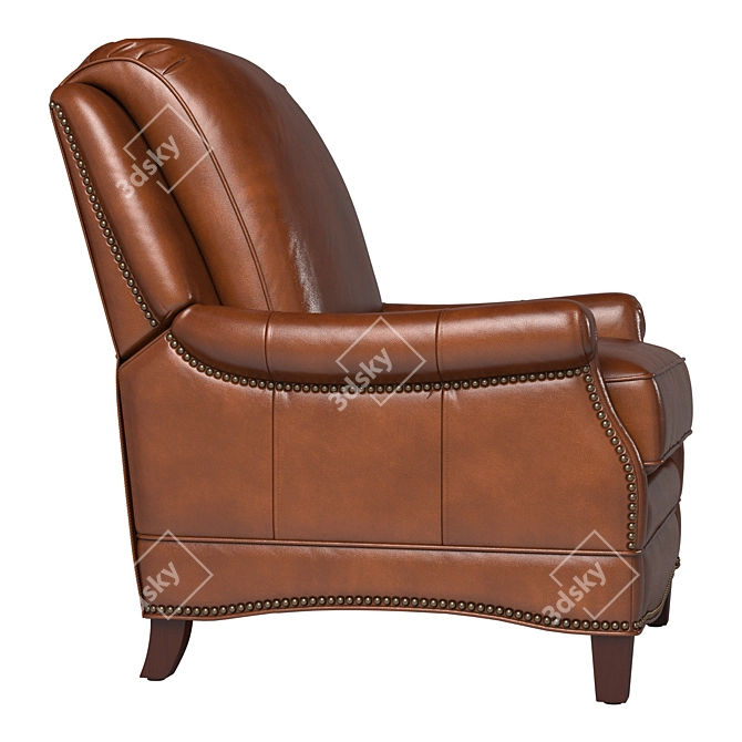 Luxury Leather Recliner 3D model image 3