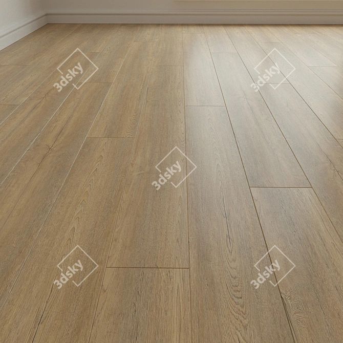 Versatile Laminate Flooring 3D model image 1