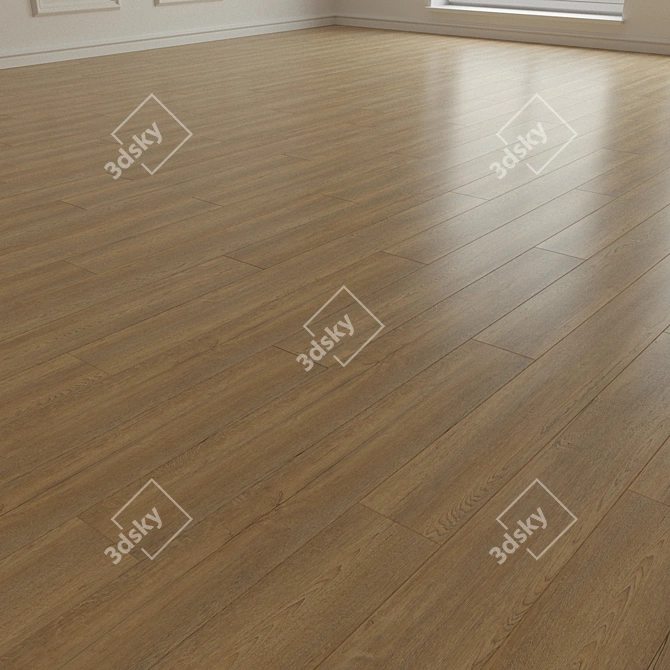 Versatile Laminate Flooring 3D model image 2