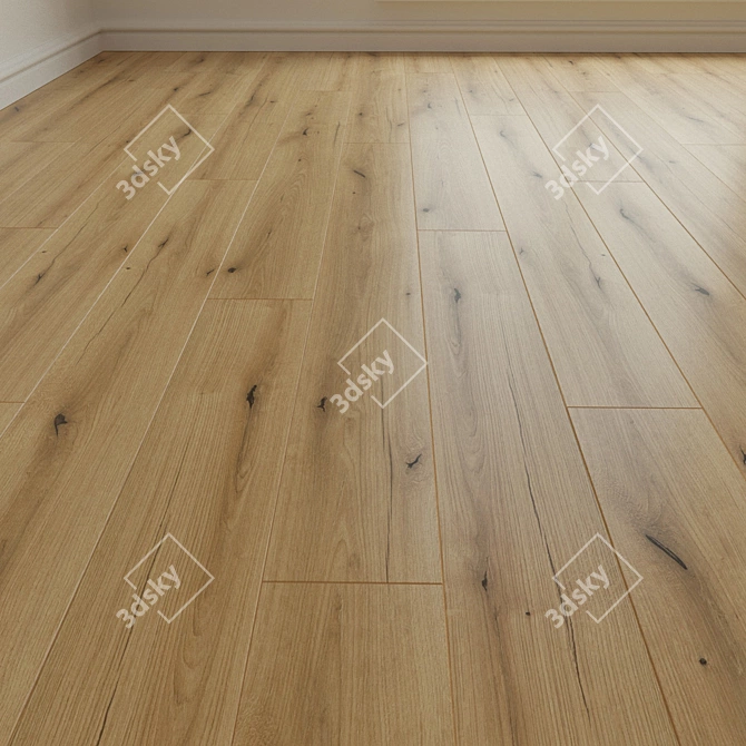 Versatile Laminate Flooring for Stylish Interiors 3D model image 1