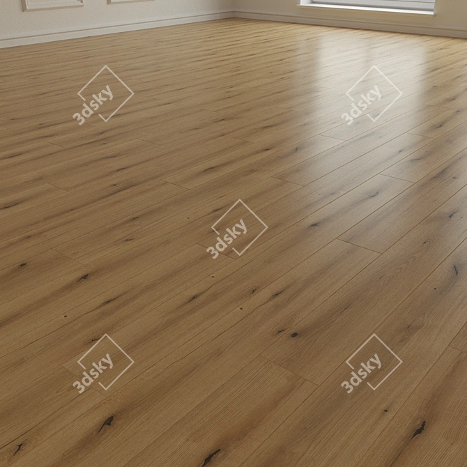 Versatile Laminate Flooring for Stylish Interiors 3D model image 2