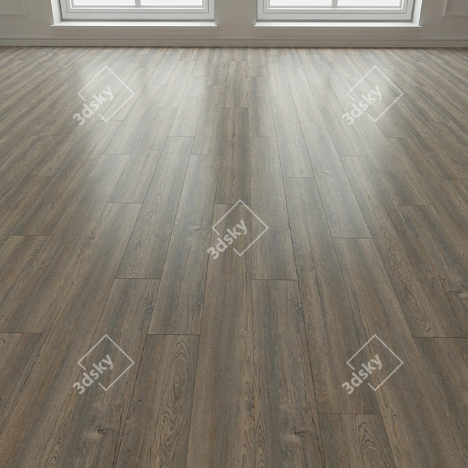 Laminate Floor Boards 3D model image 3