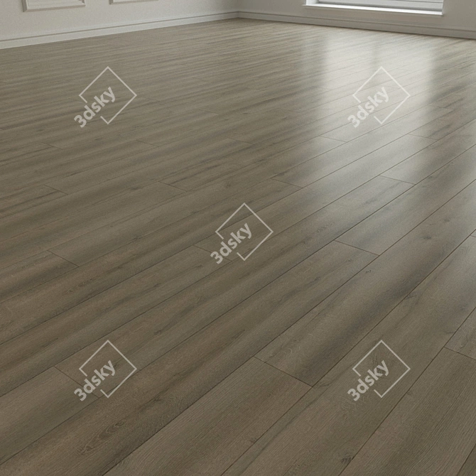 VersaBoard Laminate: High-Resolution Floor Planks 3D model image 2