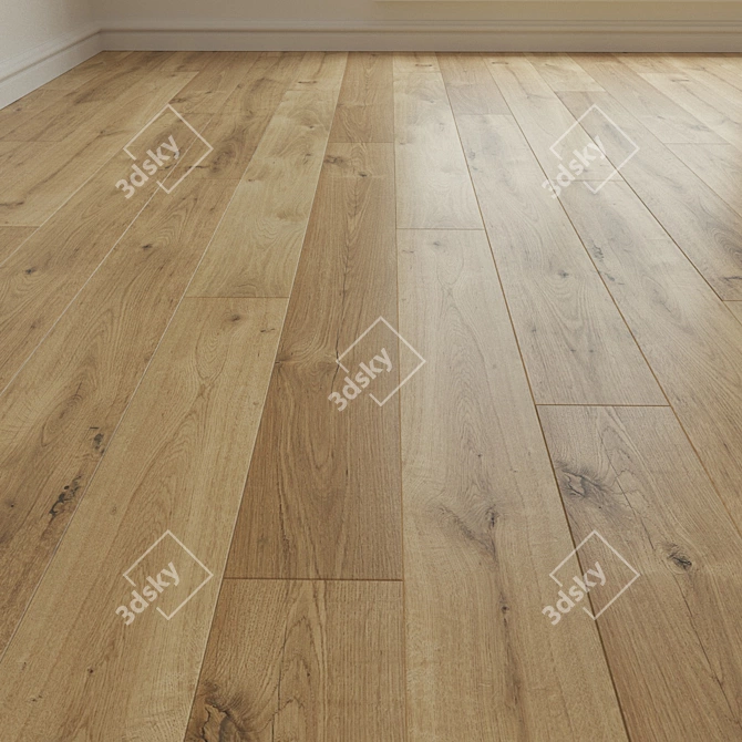 Versatile Laminate Flooring 3D model image 1