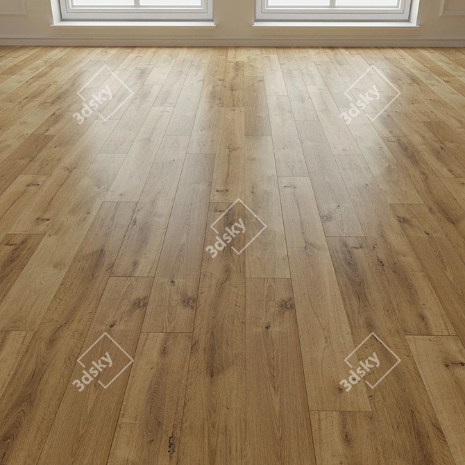 Versatile Laminate Flooring 3D model image 3