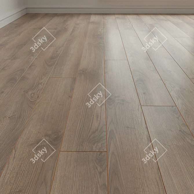  Versatile Laminate Flooring Board 3D model image 1