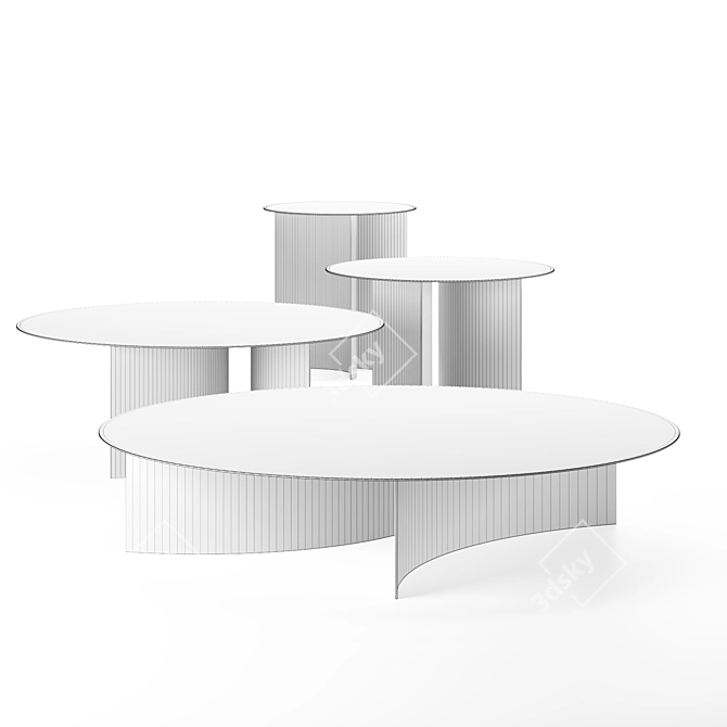  Elegant PIERRE Coffee Table 3D model image 2
