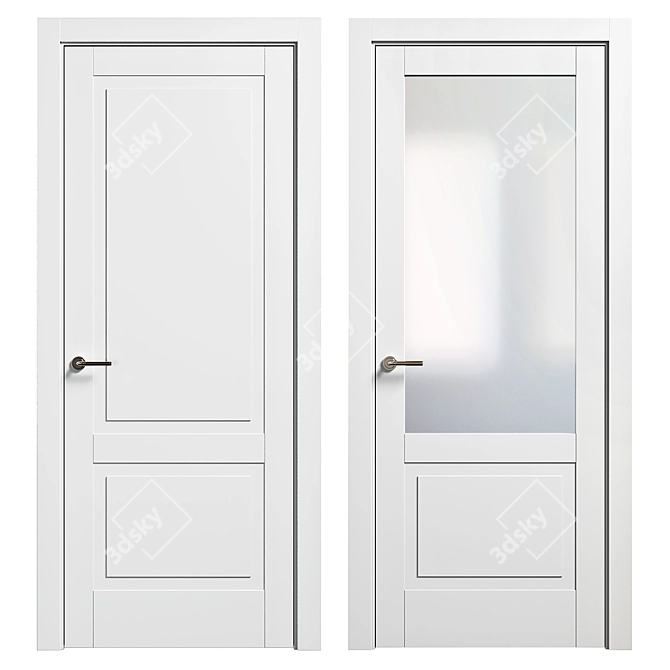 Elegant DORIAN NEO Doors 3D model image 1