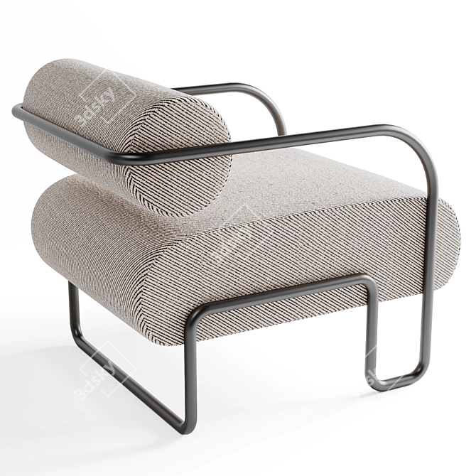 Ardent Chair: A Stylish Creation by Kelly Wearstler 3D model image 6