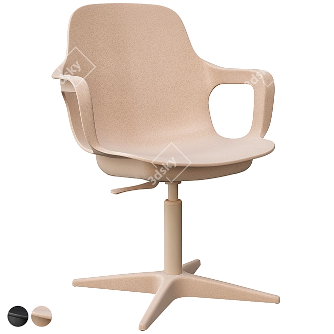 Modern Swivel Chair: Odger 3D model image 1