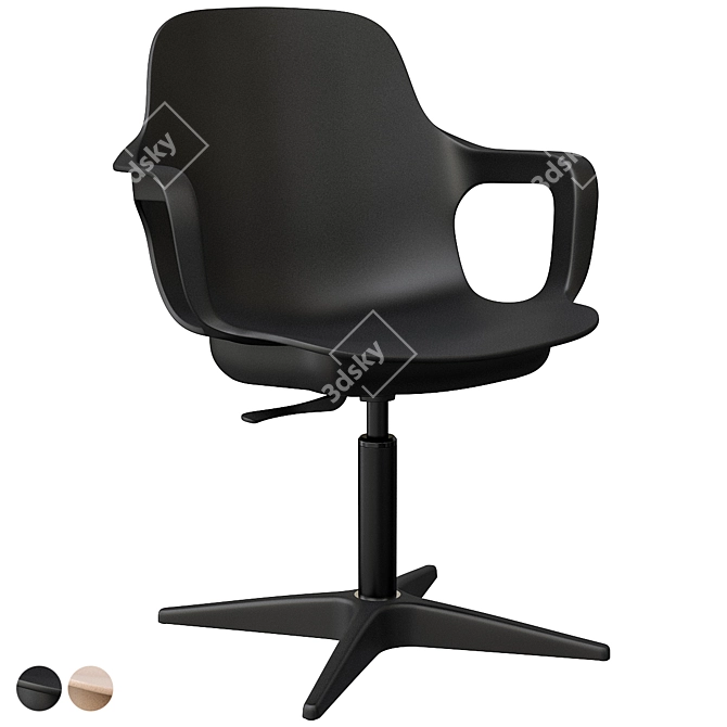 Modern Swivel Chair: Odger 3D model image 2