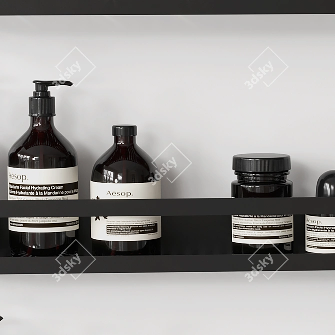 Elegant Bathroom Set: Max 2015 (Vray - Corona) 3D model image 2