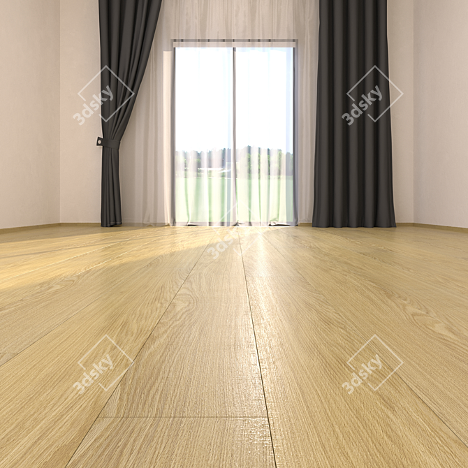 Levico Lime Parquet Flooring 3D model image 2