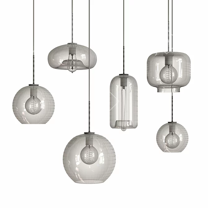 VILMO Modern Design Pendant Light 3D model image 2