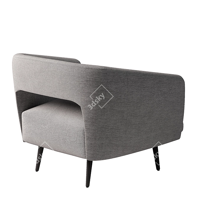 Elegant Millie Chair: Modern 2015 Design 3D model image 3