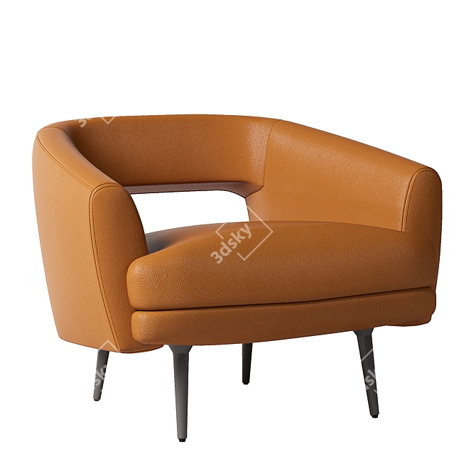 Elegant Millie Chair: Modern 2015 Design 3D model image 5