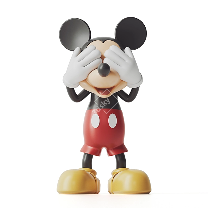 Adorable Mickey Mouse V-Ray 3D 3D model image 1