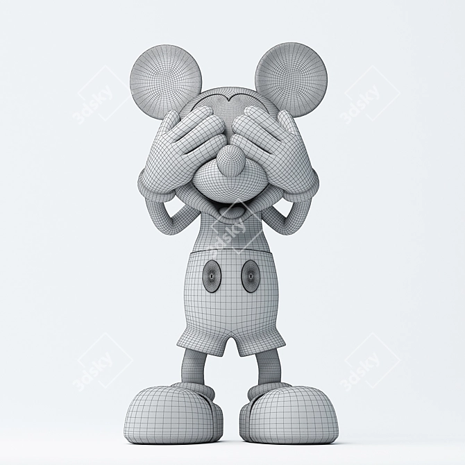 Adorable Mickey Mouse V-Ray 3D 3D model image 2