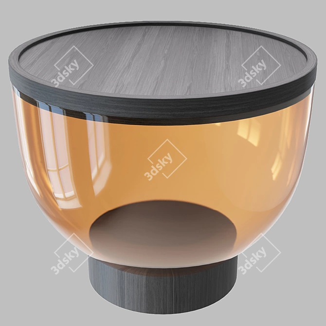 Mastea Blue-Gray Coffee Table 3D model image 3