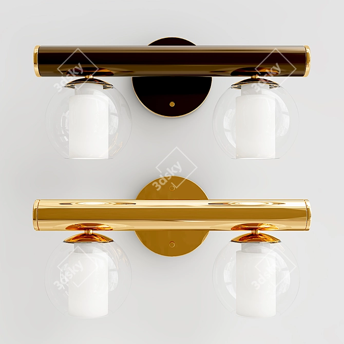 ILIANA WALL - Elegant Brass Design Lamps 3D model image 2