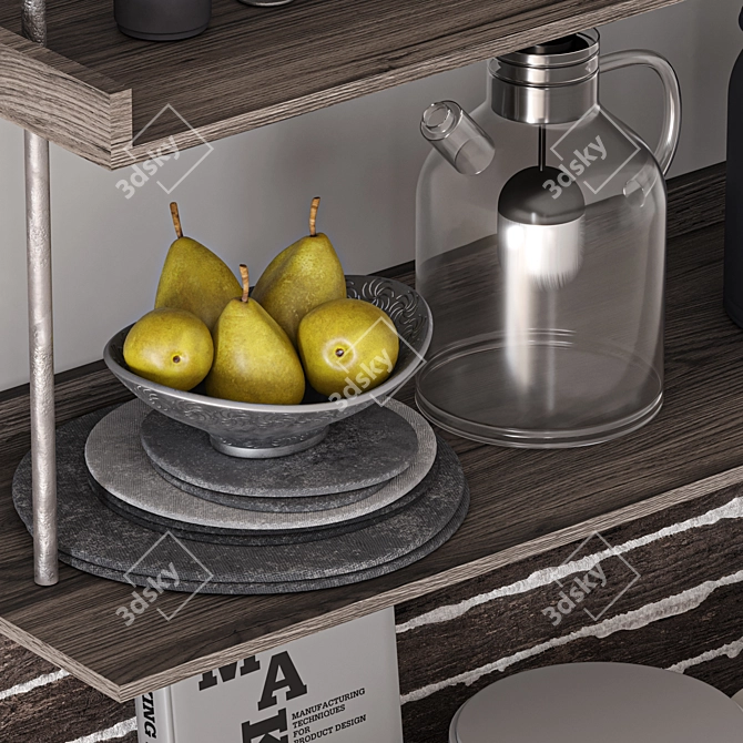 2015 Kitchen Accessories Set 3D model image 2