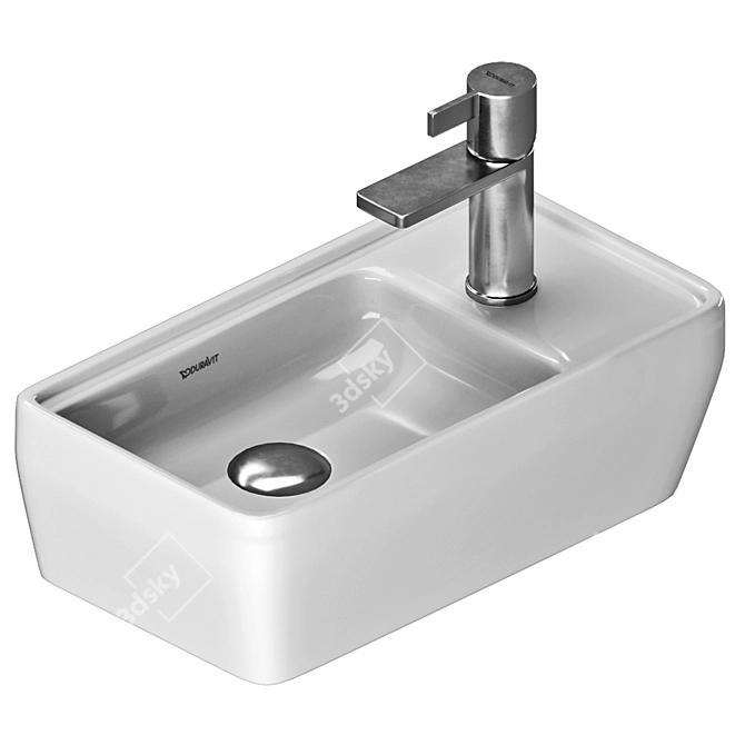 Elegant D-NEO Handrinse Basin 3D model image 5