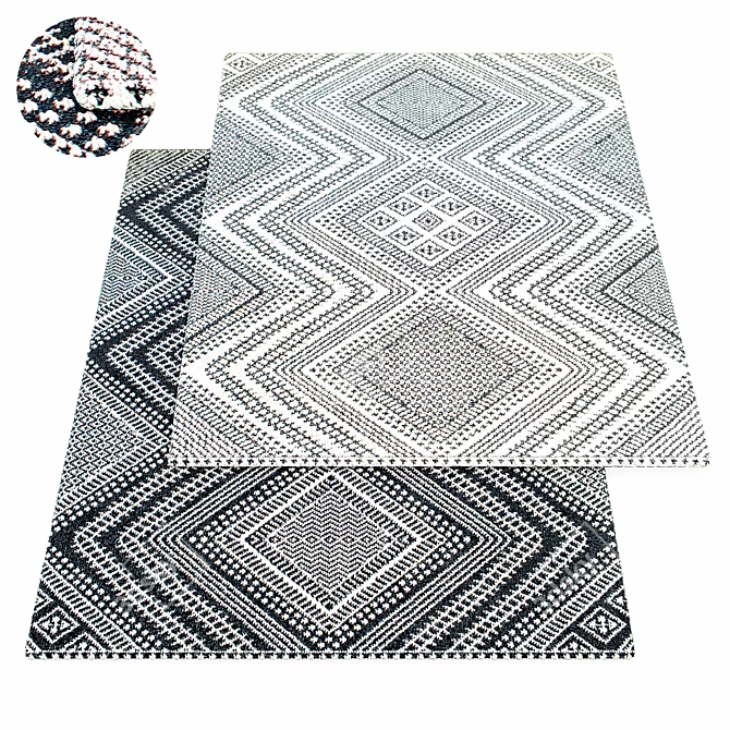 Luxury Ariana Rug: Elegant, High-Quality Design 3D model image 1