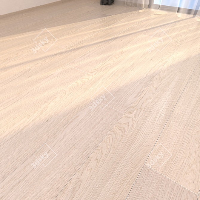 Naturalizzato Parquet Floor: HD Textures-20x200cm 3D model image 1
