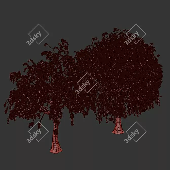 Diverse Tree Collection Vol. 01 3D model image 5