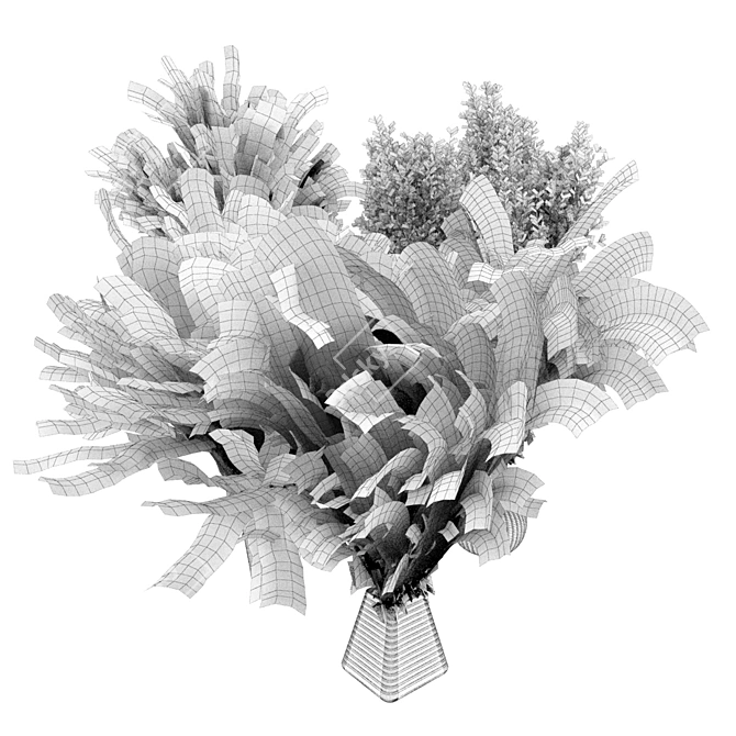 Bouquet Collection: Exquisite Dried Flowers 3D model image 7