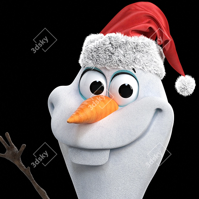 Title: Frozen Olaf 3D Model 3D model image 5