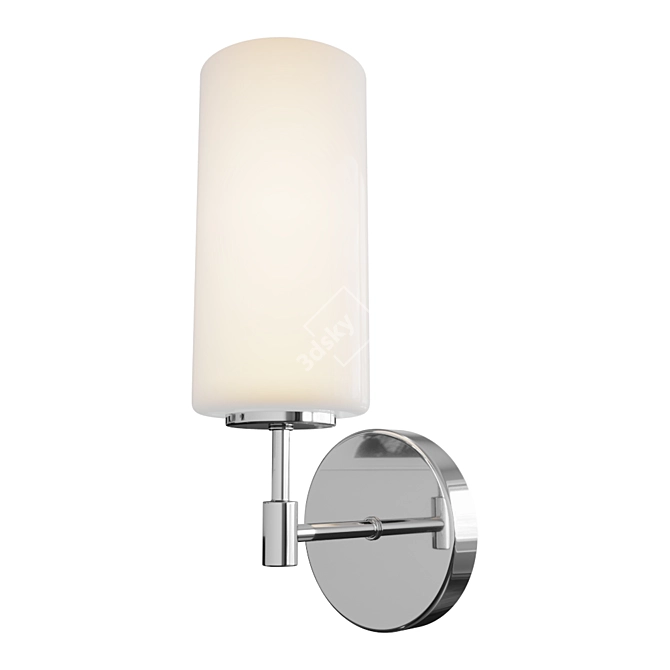 Palmarius Wall Lamp: Elegant and Efficient 3D model image 1