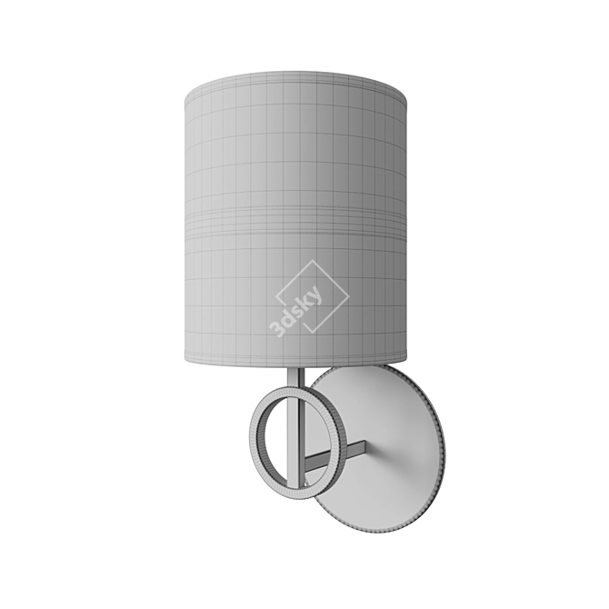 Elegant Mateo Wall Lamp 3D model image 2