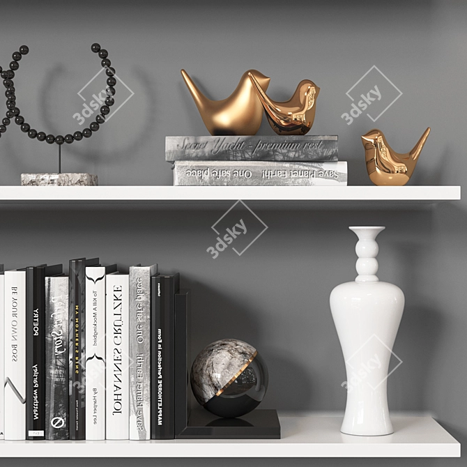 Elegant Decor Set: 79 Models 3D model image 2