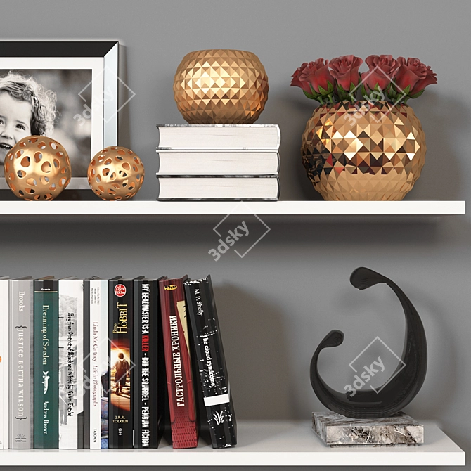 Elegant Decor Set: 79 Models 3D model image 4