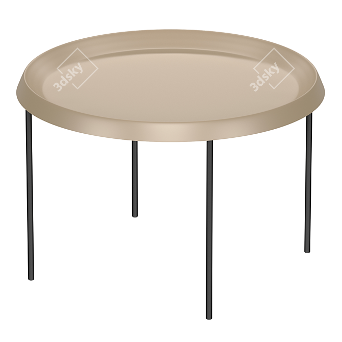 Hay Tulou Coffee Table - 4 Color Options 3D model image 3