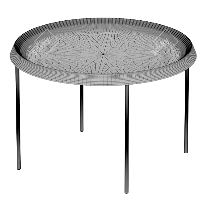Hay Tulou Coffee Table - 4 Color Options 3D model image 5