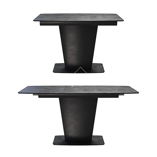 Modern Minimalist AERO Paris Table 3D model image 1