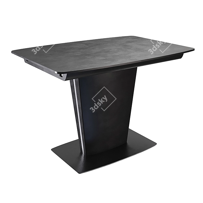 Modern Minimalist AERO Paris Table 3D model image 2