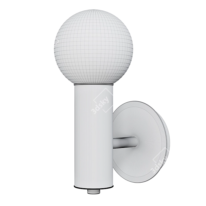 Elegant Fest Wall Lamp 3D model image 2