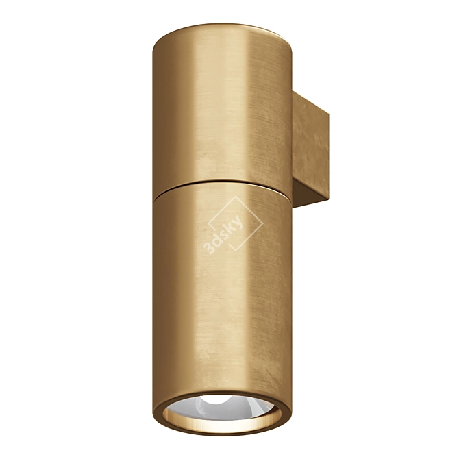 Odeon Light Duetta 3828 Wall Lamp 3D model image 1