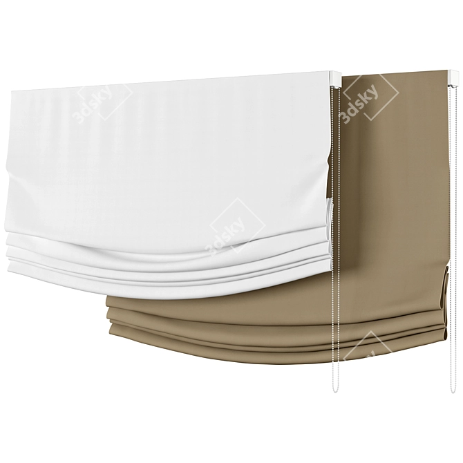 Vitra Relax Roman Shades 3D model image 2