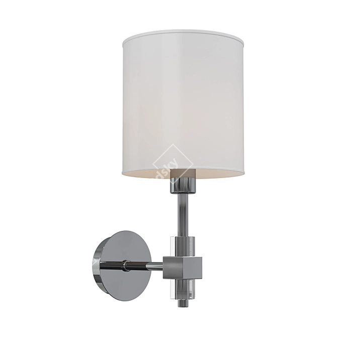 Minimalistic Cube Wall Lamp 3D model image 1