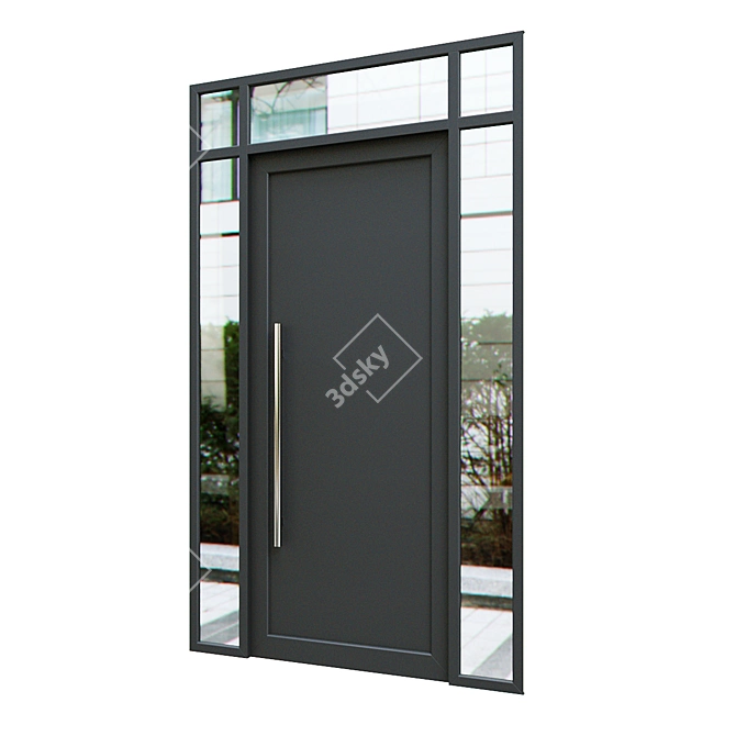 Optimized Exterior Doors v.02 3D model image 3
