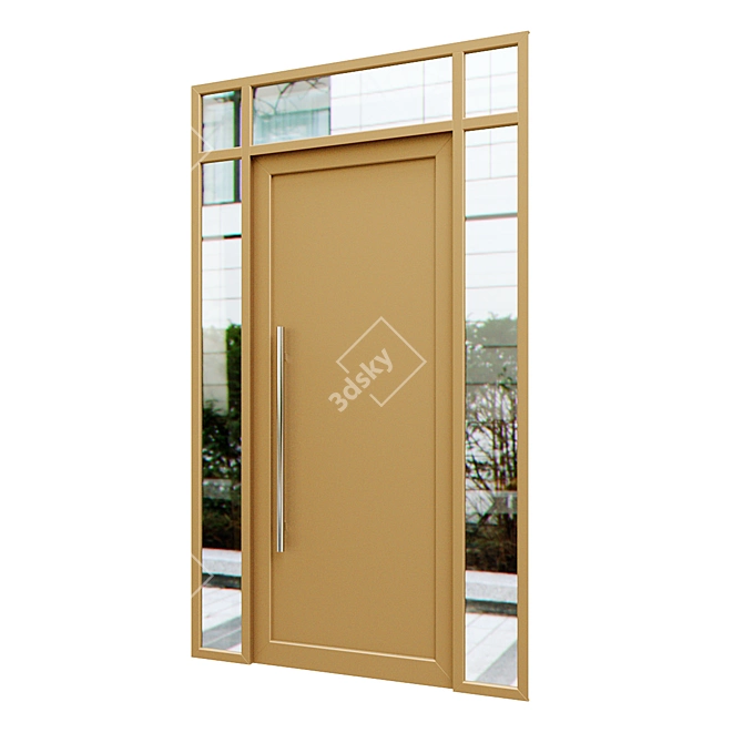 Optimized Exterior Doors v.02 3D model image 4