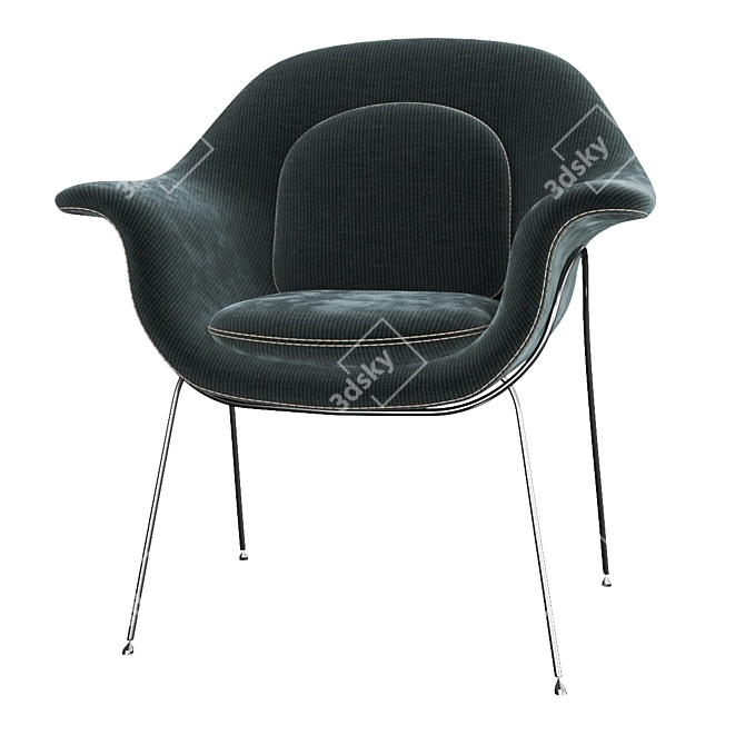 Ultimate Comfort Knoll Womb Chair 3D model image 5