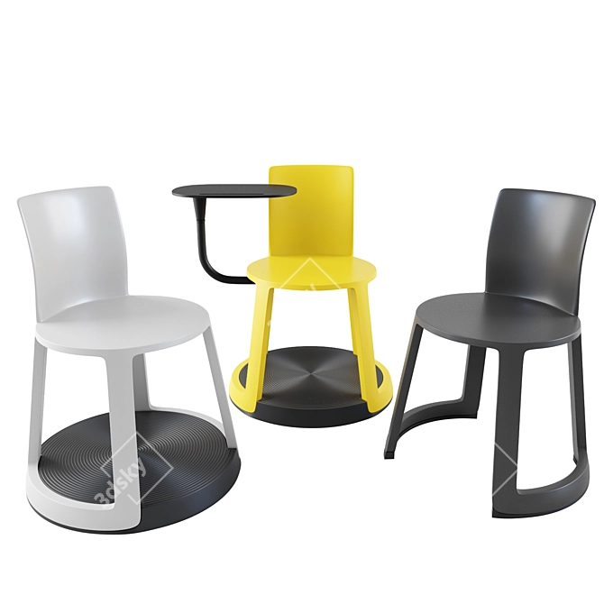 Toou Revo: Stylish & Versatile Seating 3D model image 2