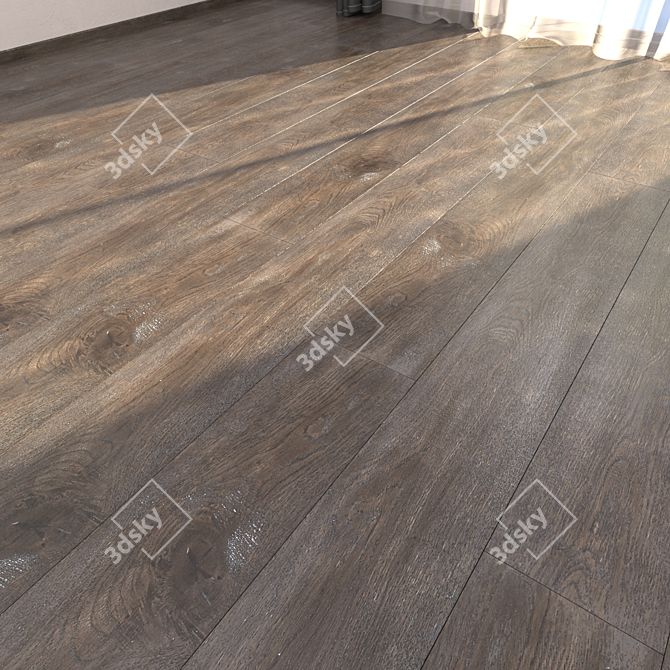 NO Plug-in Parquet Floor: HD Textures, 20x200cm 3D model image 1