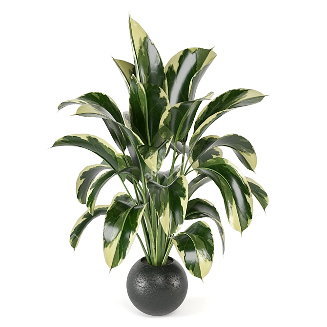 Lush Indoor Plants Set 126 3D model image 5