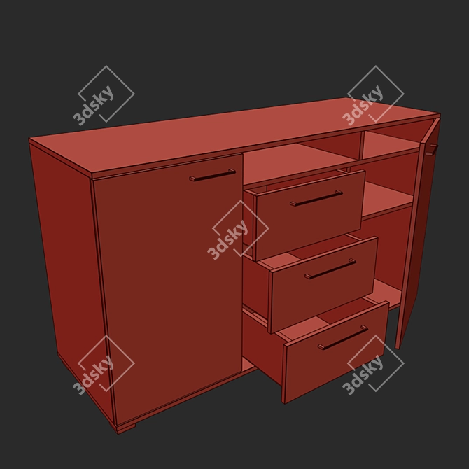 Valerie Curbstone: Stylish and Durable 3D model image 5